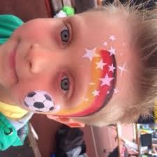 Kurs Kinderschminken Europameisterschaft Schminkvorlagen Kinderschminken Kinder Schminken Und Kinderschminken Jungs