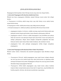Adanya masalah pengangguran dapat menyebabkan berkurangnya pendapatan masyarakat yang pada akhirnya akan menurunkan tingkat pengangguran jenis ini biasanya terjadi pada sektor pertanian dan perikanan. Jenis Jenis Pengangguran