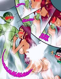 Teen Titans Starfire - Shared Shower Peak of Desire