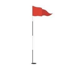 Stock Image Sports Recreation Golf Flag Triangular Stock Images