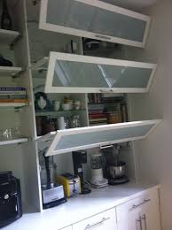 Spellbinding Ikea Wall Storage Cabinets Of Flip Up Kitchen Cabinet Doors With Frosted Glass Kitchen Appliance Garage Appliance Garage Kitchen Appliance Storage