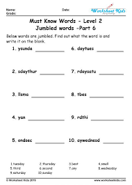 Our huge collection of online games will keep you entertained for hours. Unscramble Jumbled Words Puzzle For Grade 2 Worksheets Free Printable