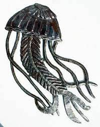 Maybe you would like to learn more about one of these? Qualle Haitianisch Recyceltem Stahl Metalltrommel Wandkunst Kunstwerk Ebay