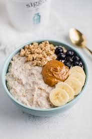 Banana and milk are a completely rich in calories. Greek Yogurt Oatmeal Eating Bird Food