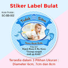 Mungkin hal itu ada benarnya juga! Stiker Label Tumpeng Mini Tedak Siten Selapanan Souvenir Foto Latar Biru Shopee Indonesia