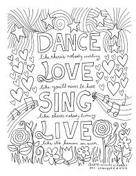 (based on keywords) zen and love. Printable Page Of Peace Quotes Coloring Pages Dogtrainingobedienceschool Com