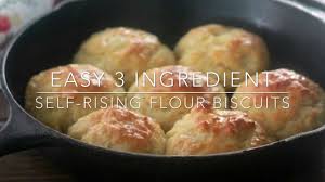 In a large bowl mash bananas and add butter, sugar, eggs, and honey. Easy 3 Ingredient Self Rising Flour Biscuits American Style Biscuits Youtube