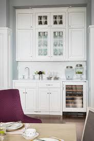 Dining room buffet with wine fridge. Dining Room Wine Cooler Design Ideas