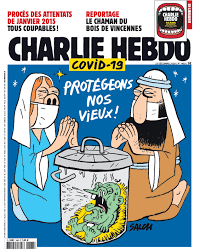 Le magazine satirique français charlie hebdo a réédité les caricatures du prophète mahomet qui en ont fait de lui la cible d'un attentat terroriste meurtrier en 2015. Charlie Hebdo Fotos Facebook
