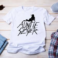 Auntie Slayer Vinyl T-shirt Funny Native Indigenous Digital - Etsy