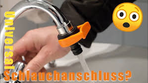 Anleitung Gartenschlauch An Wasserhahn Von Waschbecken Oder Spulbecken Anschliessen Youtube