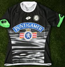Team players, coach, twitter page. Sk Sturm Graz Home Football Shirt 2015 2016