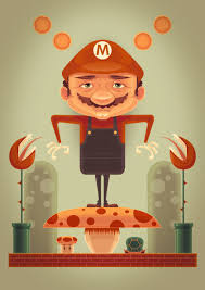 Nintendo Inspired Illustrations For 3nes Art Show Art Show Character Illustration Illustration