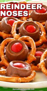 Reindeer Noses 3 Ingredient Dessert Recipe Christmas Food Desserts Dessert Recipes Easy Favorite Christmas Desserts
