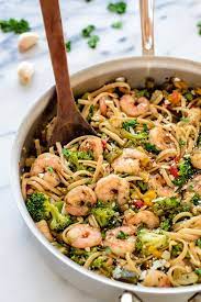 Healthy Garlic Shrimp Pasta Vegetable Recipes Easy Pasta Recipes Recipes