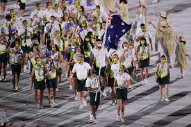 In 1908 and 1912 australia competed with new zealand under the name australasia. Missed The Tokyo Olympics Opening Ceremony Here Are The Key Moments And How To Watch The Highlights Abc News