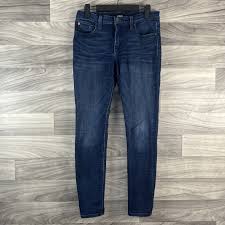 Hudson Natalie Super Skinny Jeans Women's 26 Stretch High Rise Whiskering  Dark