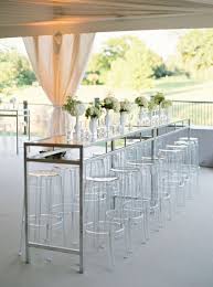 Classic Dallas Wedding With A Dream Oscar De La Renta Gown High Top Tables Decor Tent Reception