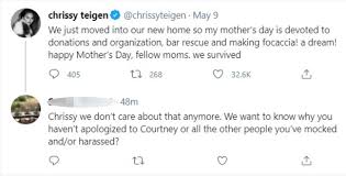 Explore tweets of courtney stodden @courtneystodden on twitter. Chrissy Teigen Is Accused Of Telling Courtney Stodden To Kill Herself In Private Messages