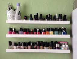Die Regale Von Ikea Ribba Eignen Sich Perfekt Zur Aufbewahrung Von Nagellacken Nagellack Aufbewahrung Nagellack Ikea Ribba