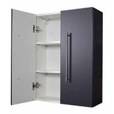 Trendteam badezimmer hangeschrank wandschrank california 32 x 60 x 21 cm in weiss absetzung rauchsilber mit viel stauraum und einem verstellbaren. Badmobel Badezimmer Schrank Levana L 134 00