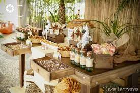 Hang wood wall ledge shelves with simple carved designs and a mahogany finish. Animals Kara S Party Ideas Safari Party Zoo Birthday Party Safari Theme Party