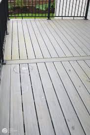 Sweep the floor with the broom to remove any loose debris. Cleaning A Composite Deck Today S Creative Life