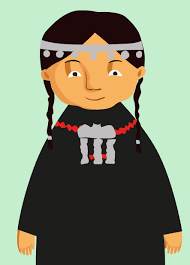 Mujer Mapuche Dibujos Mapuches Disenos Mapuches