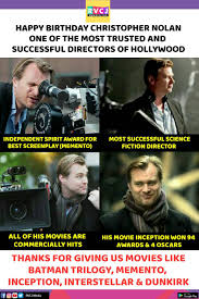 Christopher nolan / date of birth Rvcj Media On Twitter Happy Birthday Christopher Nolan