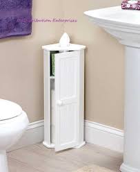A glass front allows for more styling a bathroom vanity can be used to jazz up a corner of your home that is often overlooked. Bathroom Corner Storage Cabinet