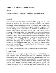 Maybe you would like to learn more about one of these? Artikel Ilmiah Ekonomi Bisnis