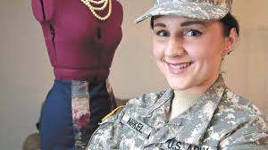 In military fashion: NDSU student puts fashion career