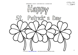 The mini book explains the concept of all souls' day very simply. St Patrick S Day Coloring Page 43 Four Leaf Clovers Happy St Patrick S