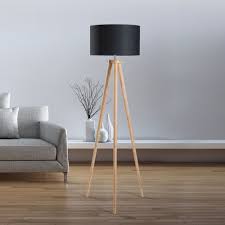 Standleuchte Schwarz Leuchte Stehlampe Standlampe