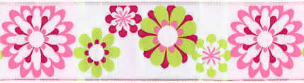Buy 2 get 1 free! Carnaby White Hot Pink And Lime Green 1 5 Inch Collar
