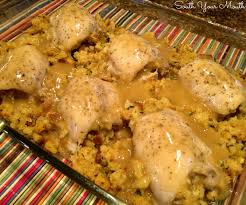 Next time you cook up a chicken breast, try stuffing it with your favorite flavors — caprese, fajita, greek, and more. South Your Mouth Stuffed Chicken With Gravy