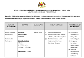 Pekerja sambilan harian (psh) : Gabungan Pekerja Sambilan Harian Malaysia Posts Facebook