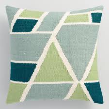 Cool Geometric Indoor Outdoor Patio Throw Pillow By World Market Kissen Decken Bodenkissen Kissen