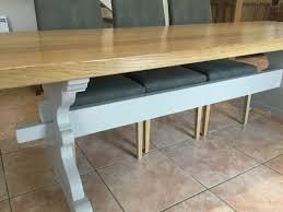table monastere relookee vernis marine sur plateau vernis satine couleur gris ficelle table salle a manger idees deco salle a manger salle a manger grise