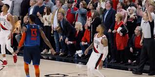 They don't call him logo lillard without reason. Damian Lillard Game Winner Over Thunder Shown In Amazing Slo Mo Video
