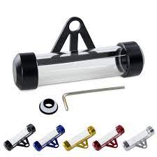 Universal Motorcycle Motorbike Tube Tax Disc Cylindrical Holder Frame Real Waterproof New Motorbike Accessories Motorcycle Accessories Motorbikes