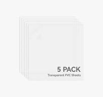 0.3mm Transparent PVC Sheet (5pcs)