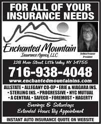 Progressive mountain insurance co progressive casualty insurance company operates as an insurance firm. Enchanted Mountain Insurance Agency Llc Ads To Go Oleantimesherald Com