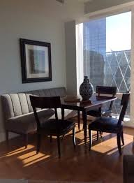 Wendy Jay Christmas 2012 Installation 7635 77 Bistro Banquette 5444 11 Christiansen Drop Leaf Dining Table A Hickory Chair Side Chairs Furniture Upholstery