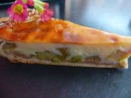 Kostlicher Rhabarberkuchen Mit Pudding Schmand Rhabarberkuchen Mit Pudding Rhabarberkuchen Kuchen