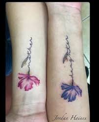 Matching mother daughter christmas dresses; Flower Tattoo For Mom Nice