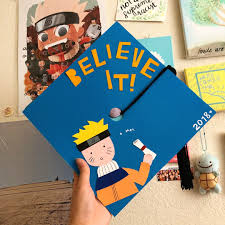 This one is based on our friend's awesome youtube series… • посмотрите все фото и видео. Seanna Duong Doodles From My Noodle Graduating Believe It Naruto Inspired Grad Cap