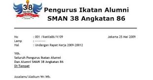 Mohon maaf apabila banyak kesalahan dalam. Contoh Surat Undangan Rapat Dinas Sebuah Organisasi Contoh Surat