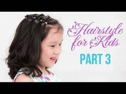 This is a kids hairstyle for girls with medium length hair and this hair from the back falls until the waist, and it curls from the middle until the end. Cute Little Girl S Hairstyle Tutorial Quick And Easy Hairstyle For Kids In Fall Youtube