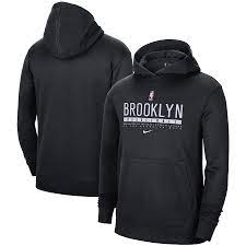 New era now offers brooklyn nets apparel & clothing. Men S Brooklyn Nets Nike Black Spotlight On Court Practice Performance Pullover Hoodie